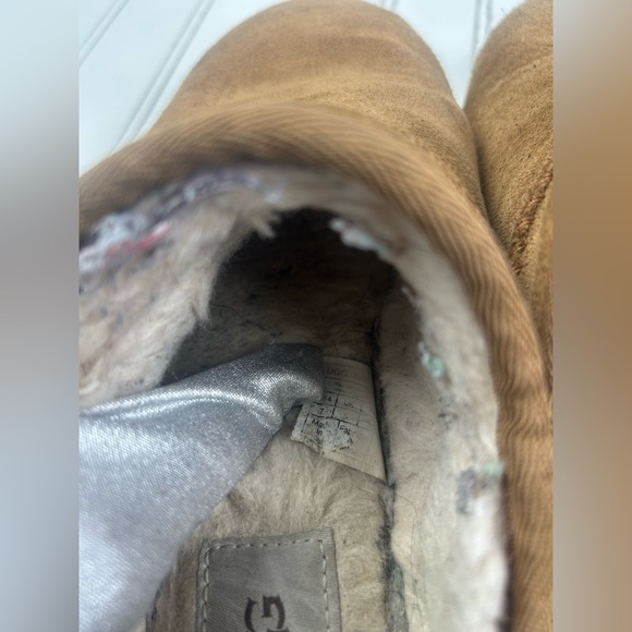 UGG Tan Cognac Suede Slip-On Shoes Loafers Women’s Size 7 - Picture 10 of 10